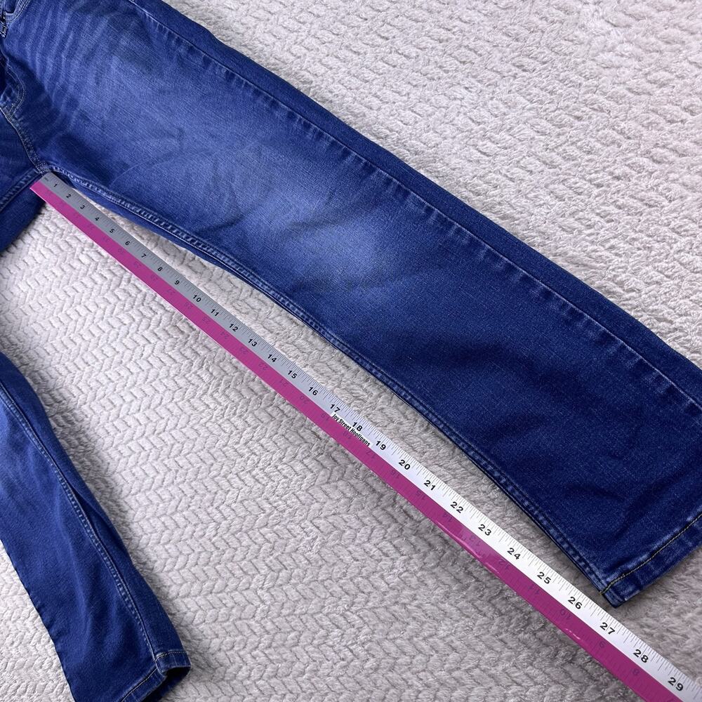 Levis 511 Skinny Blue Jeans Youth Boys Size 14 Reg 27x29 Adjustable Waist - Picture 8 of 12